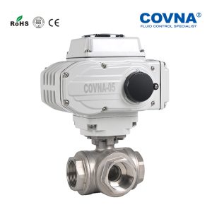 Motorized 3 Way Ball Valve