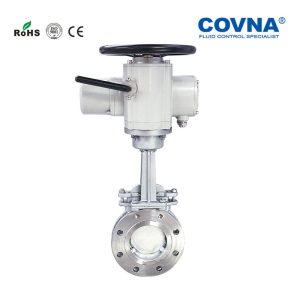 Multi-turn flange knife gate valve 4